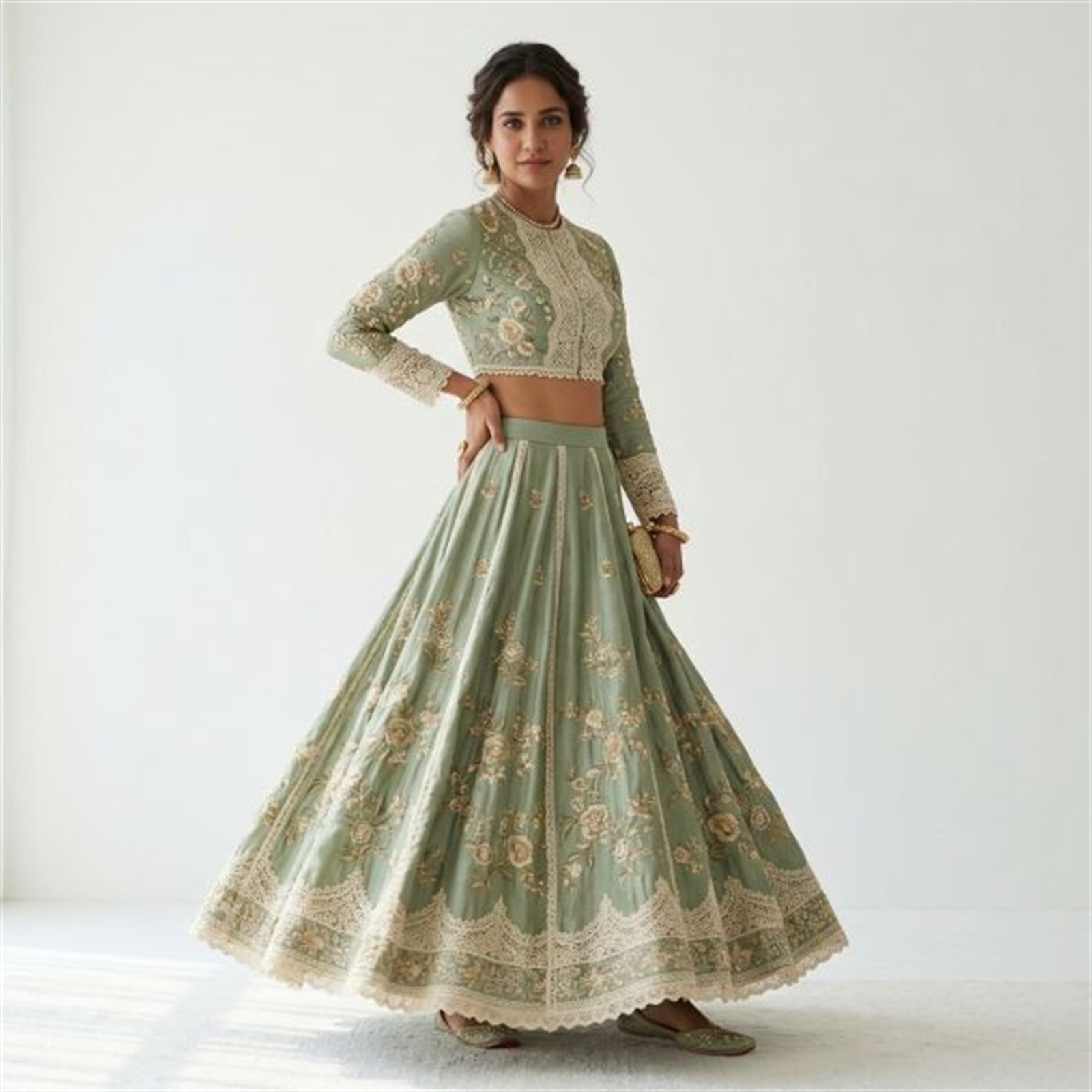 Earthy Brown Cotton Co-ord Set