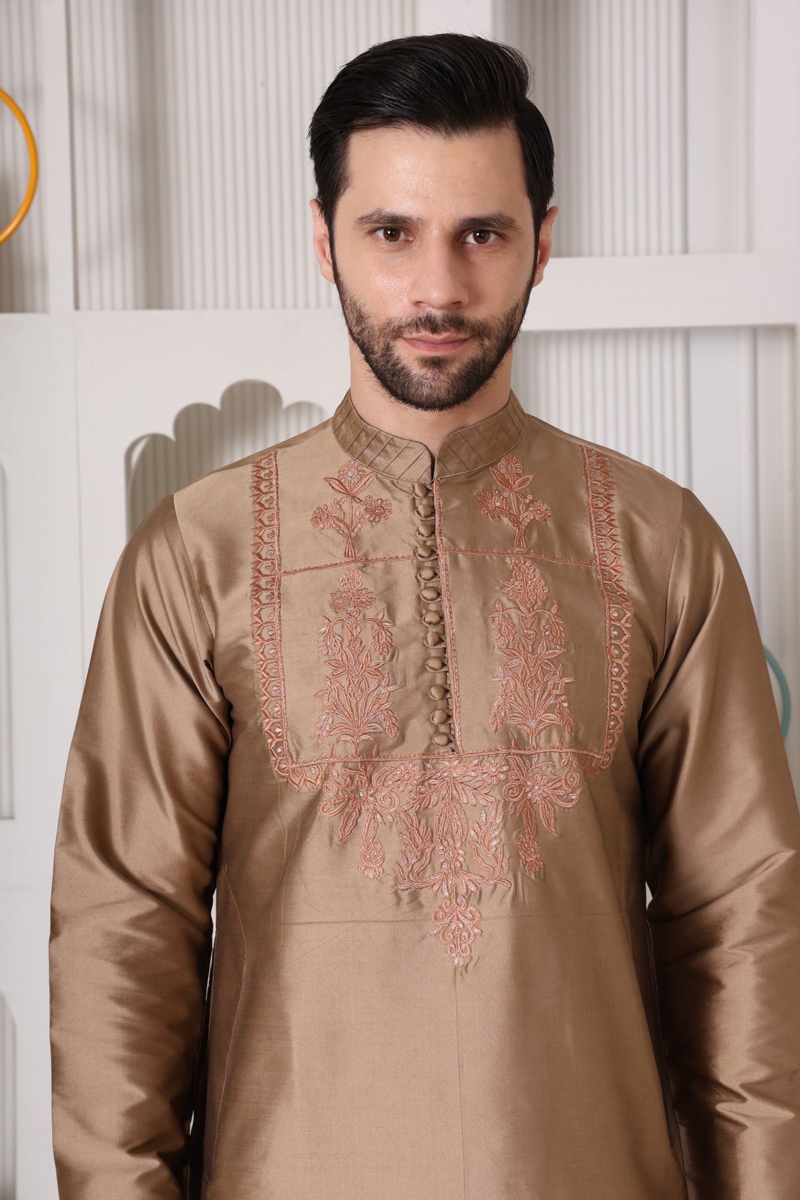 Brown Kurta For Mens